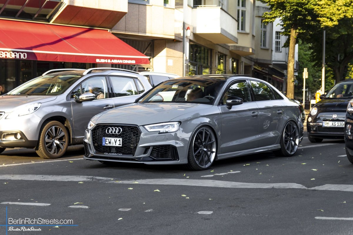 Audi RS3 Sedan 8VA spotted in Berlin — BerlinRichStreets